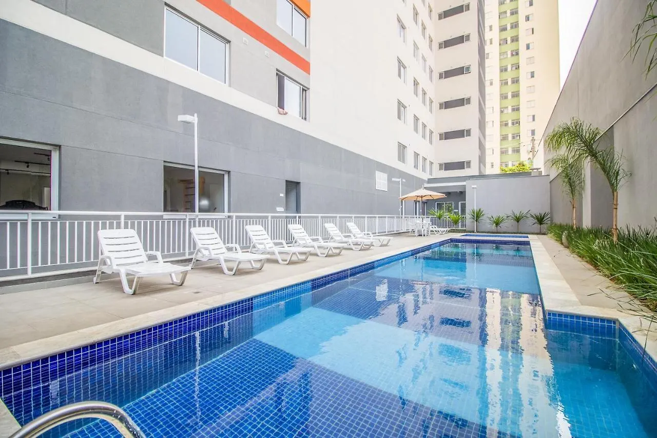 Santorini Studio No Bras Com Piscina/Metro Bras Sao Paulo Apartment