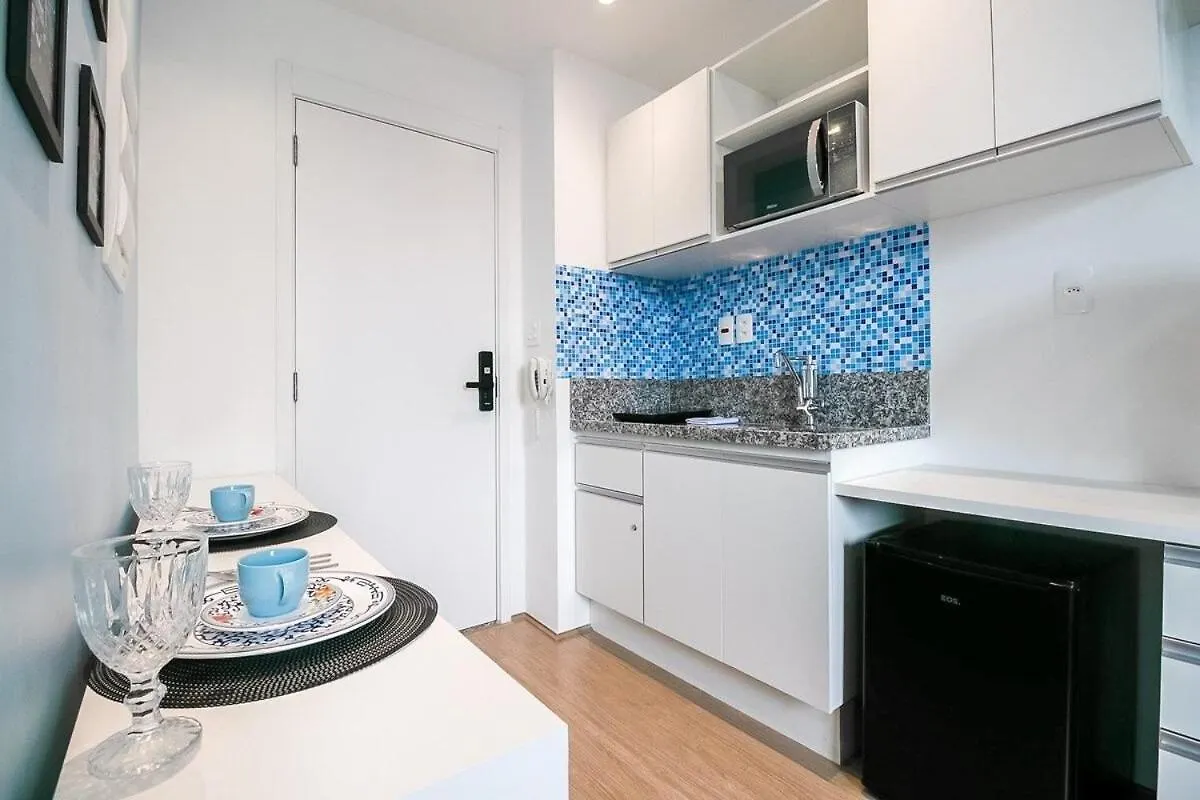 Apartment Santorini Studio No Bras Com Piscina/Metro Bras Sao Paulo