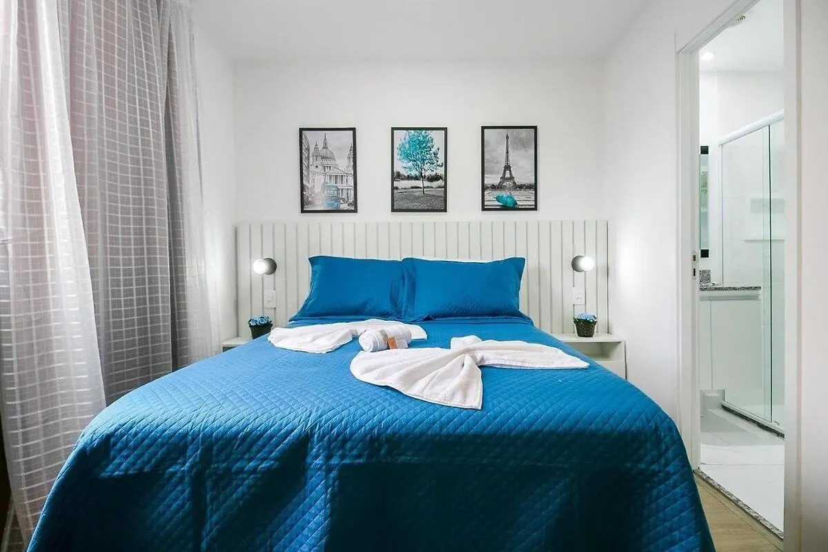 Apartament Santorini Studio No Bras Com Piscina/Metro Bras São Paulo